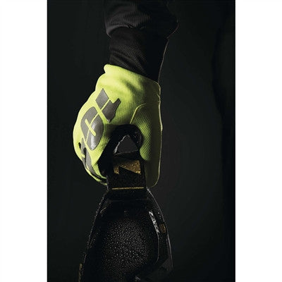 100% Brisker Cold-Weather Gloves - Fluorescent  Yellow