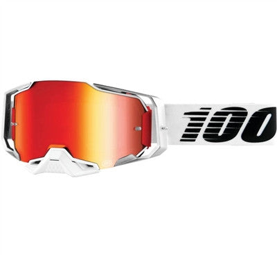 100% Armega Offroad Goggle - Lightsaber/Red Mirror Lens