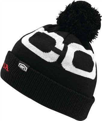 100% GEICO Honda Farran Beanie - Black