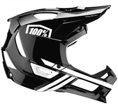 100% Trajecta Bike Helmet - Black/White