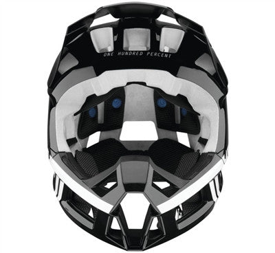 100% Trajecta Bike Helmet - Black/White