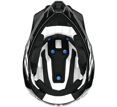 100% Trajecta Bike Helmet - Black/White