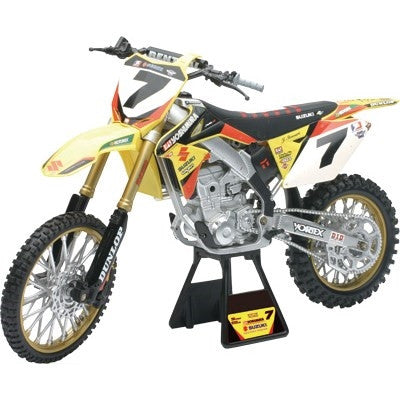 New Ray Toys 1:6 Scale Motorcycles - James Stewart Yoshimura RMZ450 Suzuki