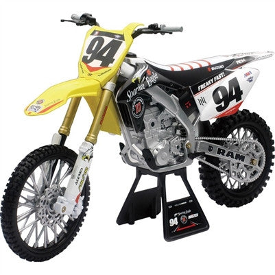 New Ray Replica 1:6 Scale Race Bike 15 RMZ450 Yellow Roczen