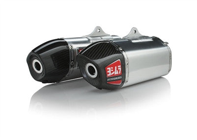 Yoshimura Offroad RS-9 Dual Full Exhaust System SS-AL-CF - Honda