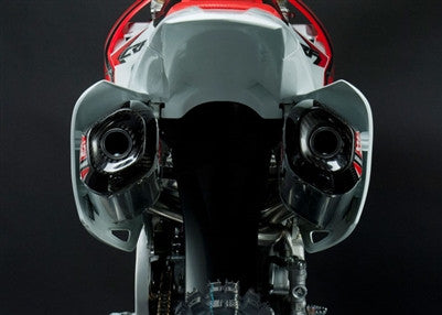 Yoshimura Offroad RS-9 Dual Full Exhaust System SS-AL-CF - Honda