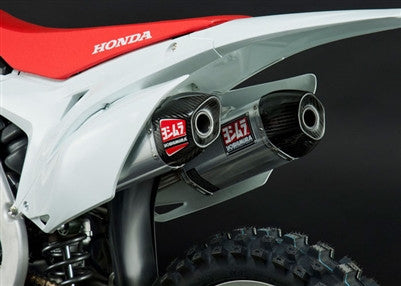 Yoshimura Offroad RS-9 Dual Full Exhaust System SS-AL-CF - Honda