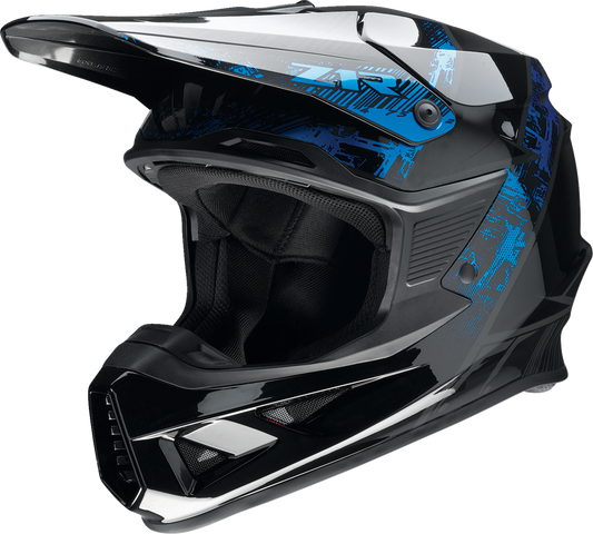 Z1R F.I. Fractal MIPS Offroad Helmet Blue
