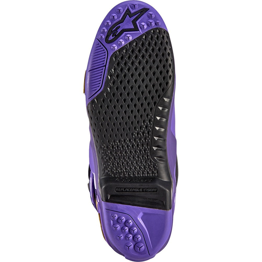 Alpinestars Limited Edition Salt Lake Tech 10 Boots Purple/Gold/Black