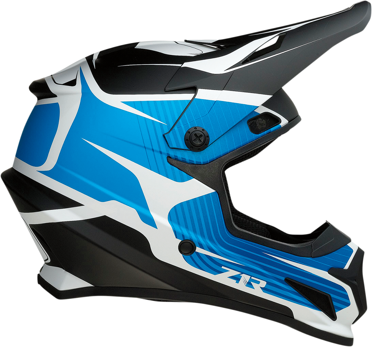 Z1R Rise Flame Offroad Helmet Blue