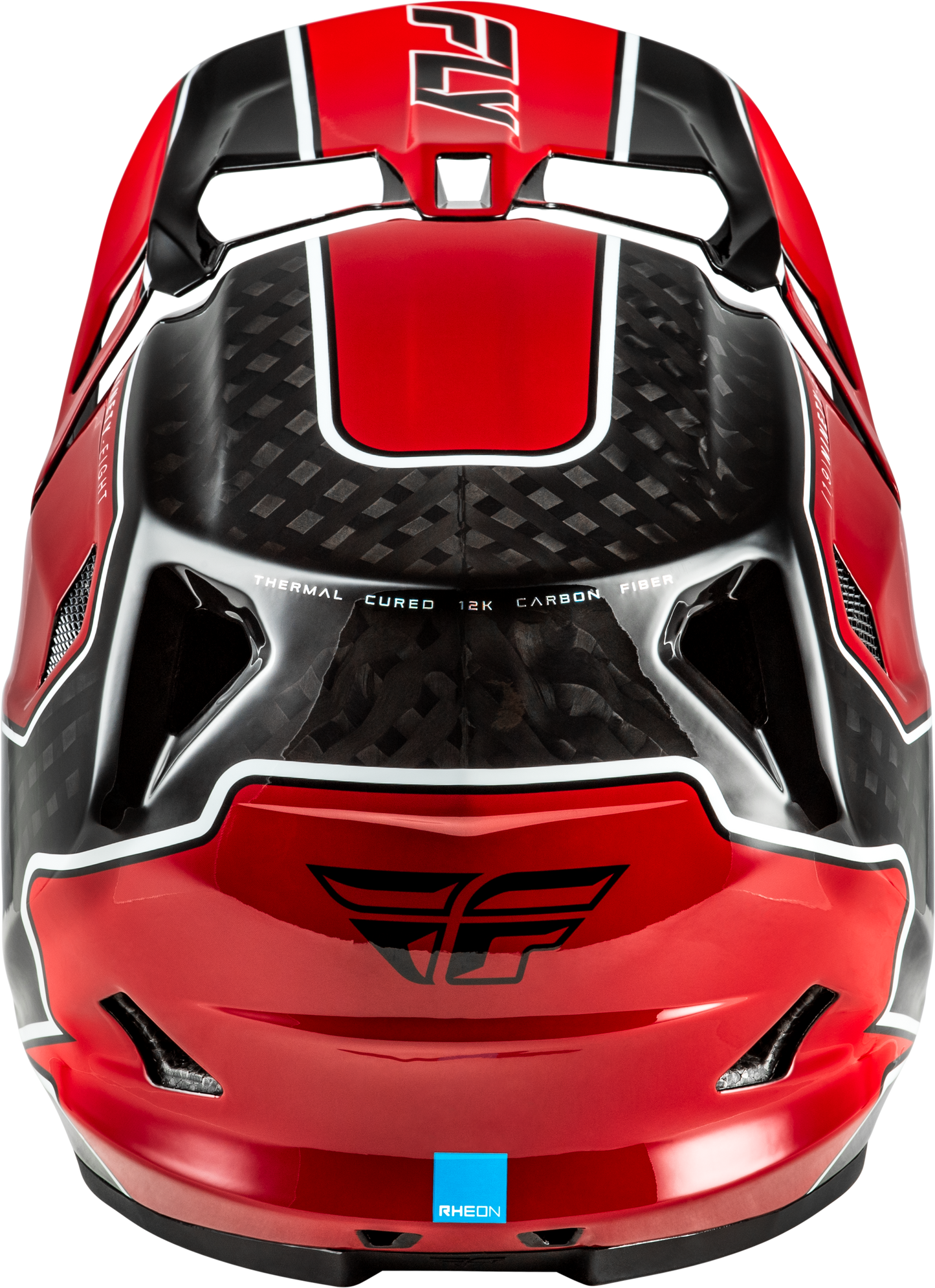 FLY Racing 2026 Werx-R Flow Carbon Helmet Black Carbon/Red