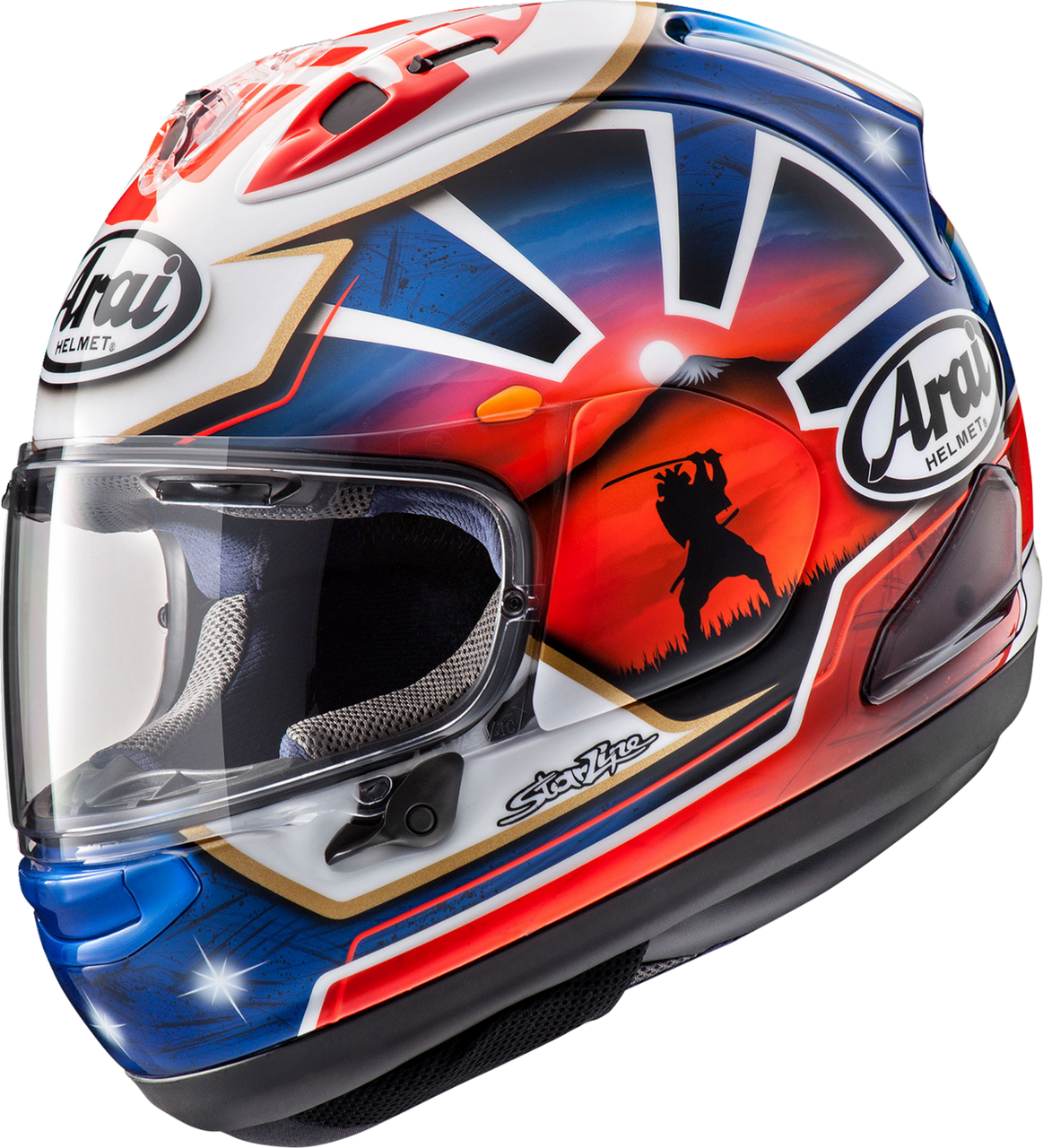 Arai Corsair-X Dani Samurai 2 Full Face Motorcycle Helmet Blue