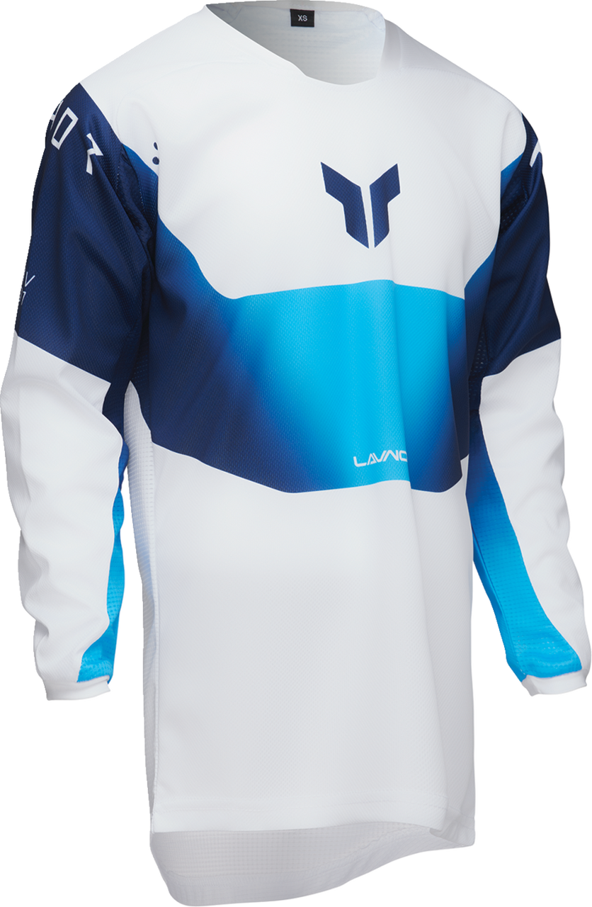 Thor 2025 Youth LAUNCHMODE Storm Jersey White