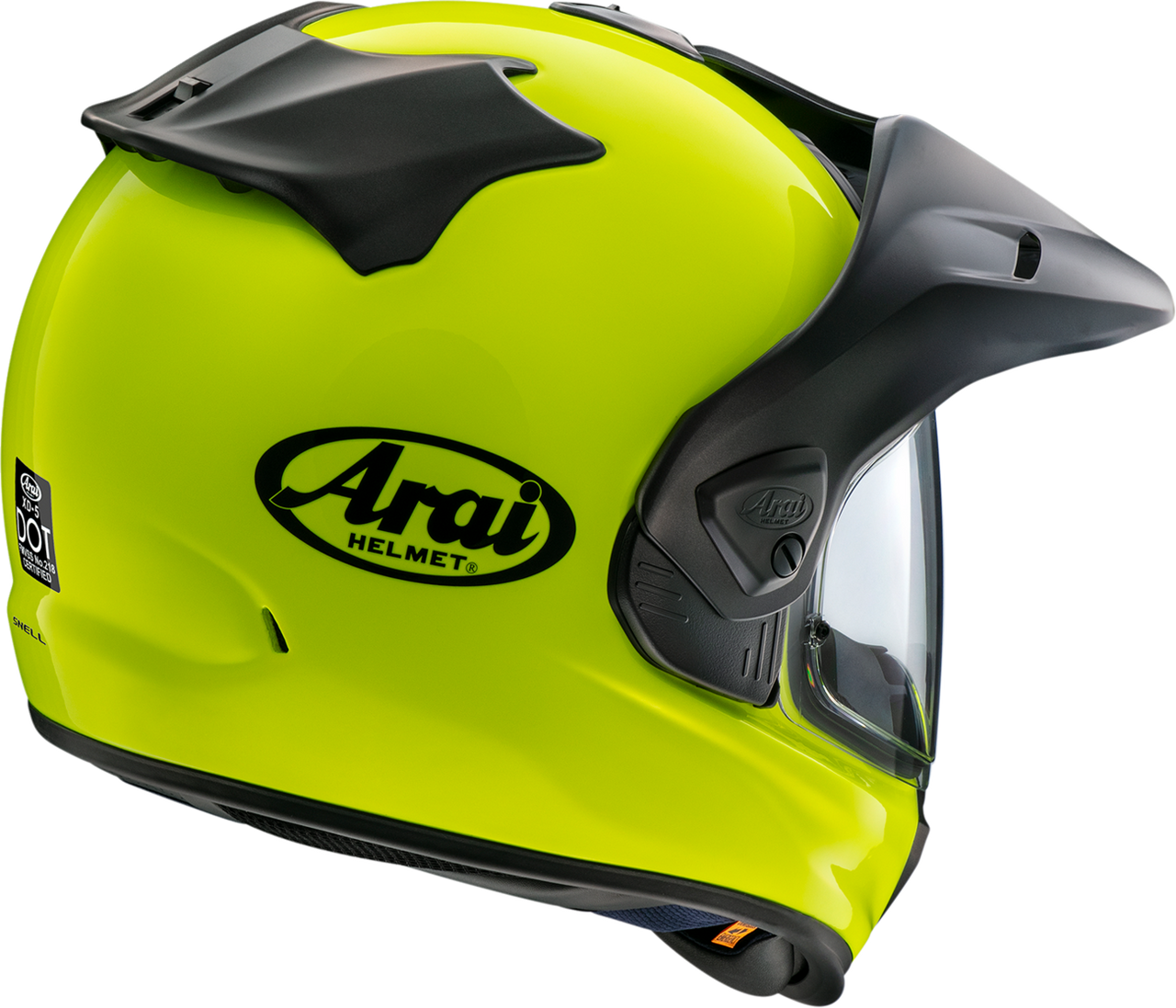 Arai XD-5 Solid Offroad Helmet Fluorescent Yellow