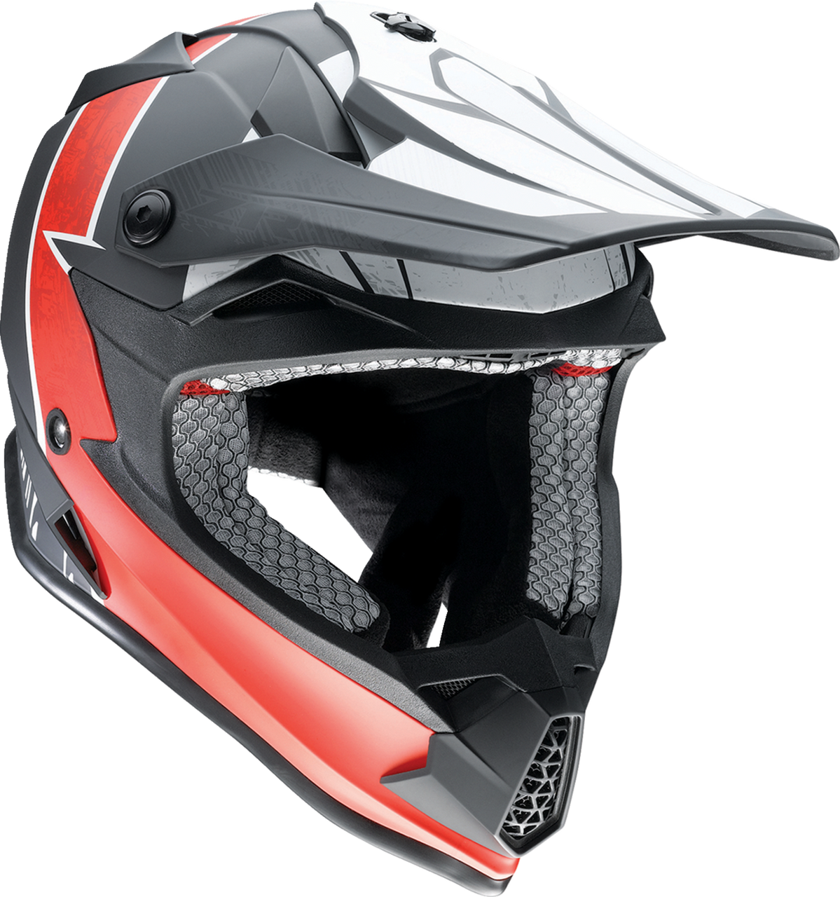 Z1R Youth F.I. Fractal MIPS Offroad Helmet Black/Red
