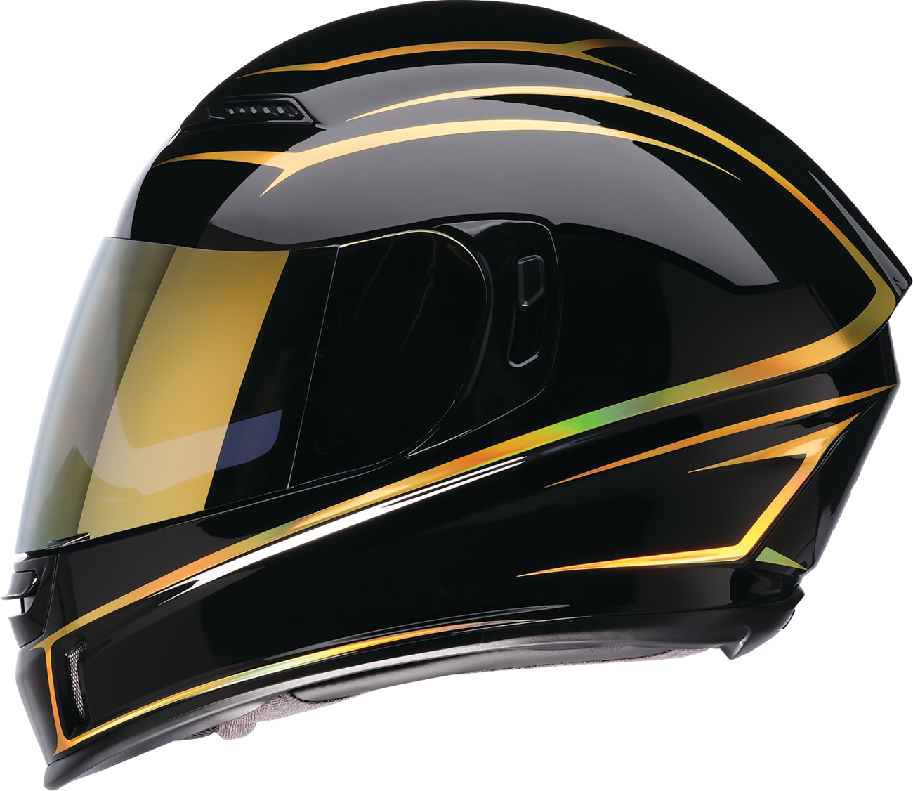 Z1R Jackal Full Face Helmet Foil Black/Gold