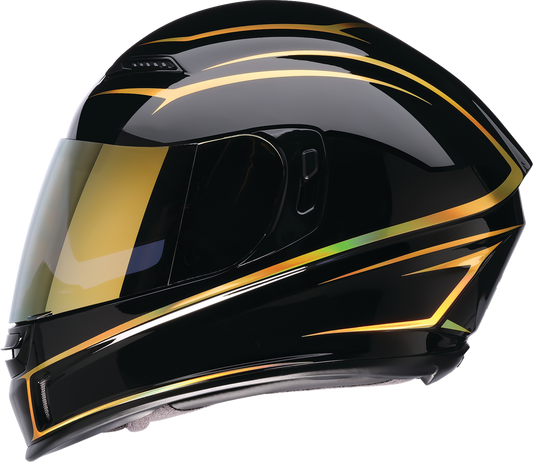 Z1R Jackal Full Face Helmet Foil Black/Gold