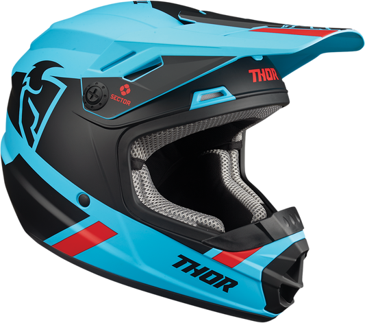 Thor 2023 Youth Sector Split MIPS Helmet - Blue/Black