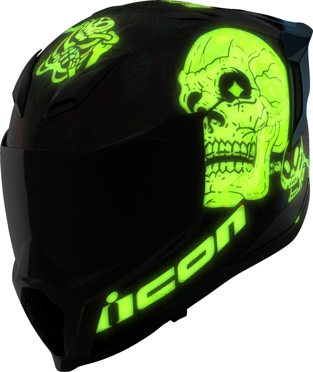 ICON Ultraflite MIPS Helmet Doodle 3 Blue