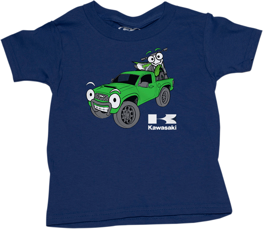 Factory Effex Kawasaki Truckin Toddler T-Shirt Navy