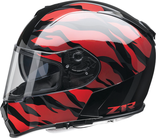 Z1R Warrant Panthera Full Face Helmet Black/Red