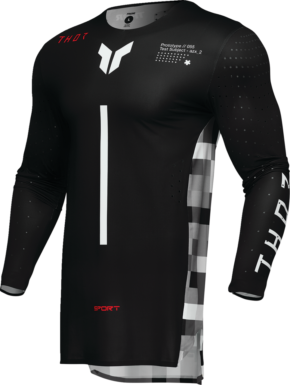 Thor 2025 SPORTMODE Riot Jersey Black/Red