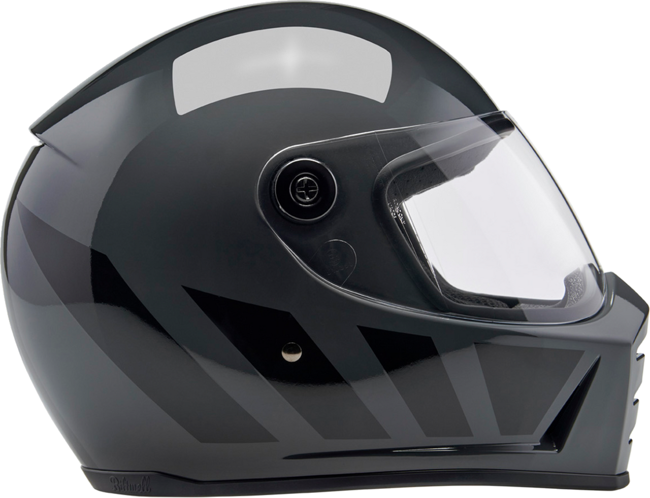 Biltwell Lane Splitter Full Face Helmet Storm Gray Inertia