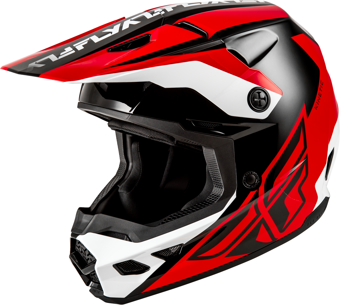 FLY Racing 2026 Kinetic Crest Helmet Red/Black/White