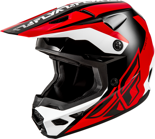 FLY Racing 2026 Kinetic Crest Helmet Red/Black/White