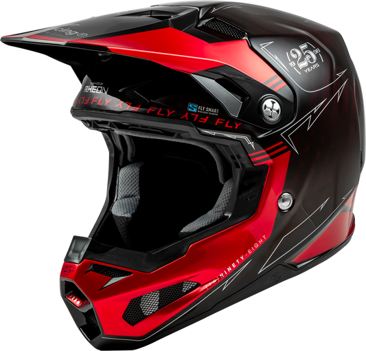 FLY Racing 2025 Formula S Carbon Legac Helmet Red Carbon/Black