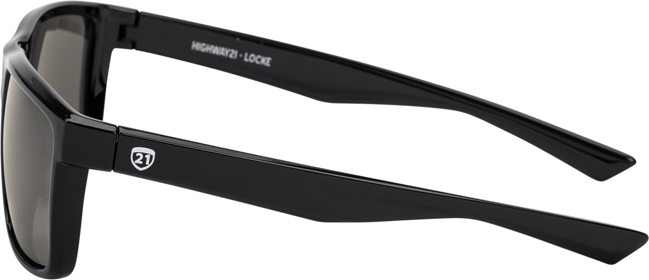 HIGHWAY 21 - 489-3030 - LOCKE SUNGLASSES BLACK