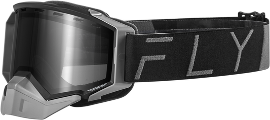 FLY RACING - FLB-24ZP5 - ZONE PRO SNOW GOGGLE BLACK/GRY W/ POLARIZED SMOKE LENS
