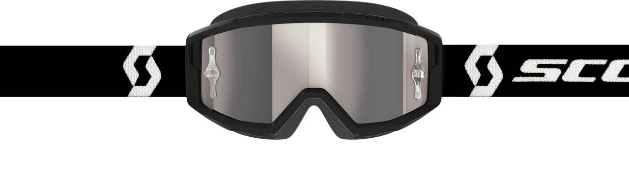 SCOTT - 278597-1007269 - PRIMAL GOGGLE BLACK/WHITE SILVER CHROME WORKS