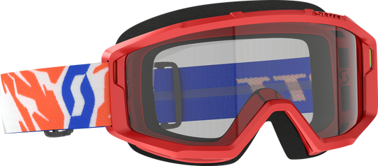 SCOTT - 403026-0004043 - PRIMAL YOUTH GOGGLE RED CLEAR