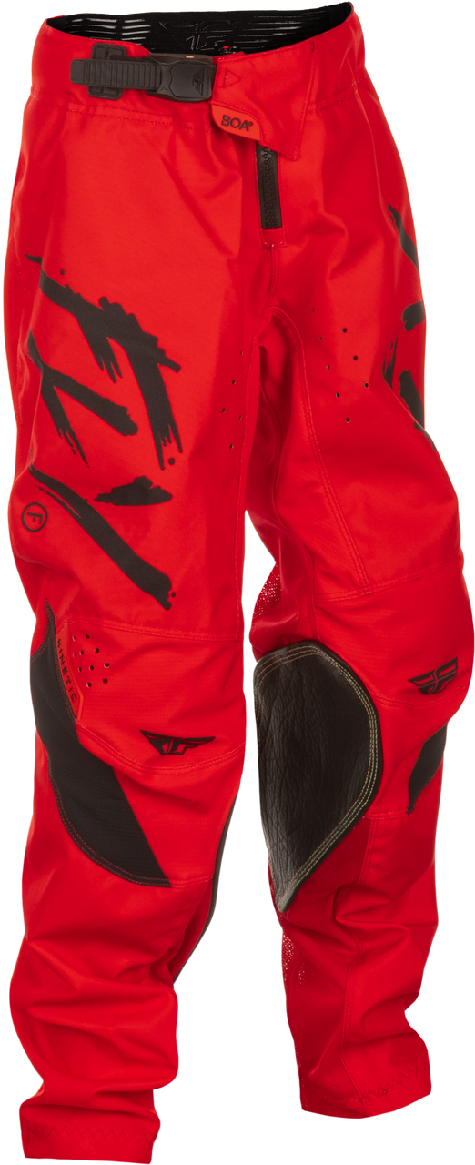 FLY Racing 2025 Youth Kinetic Stoke Pant Red/Black