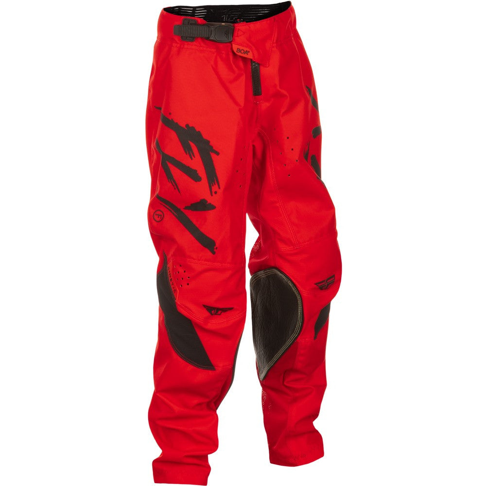 FLY Racing 2025 Youth Kinetic Stoke Jersey Pant Combo Red/Black