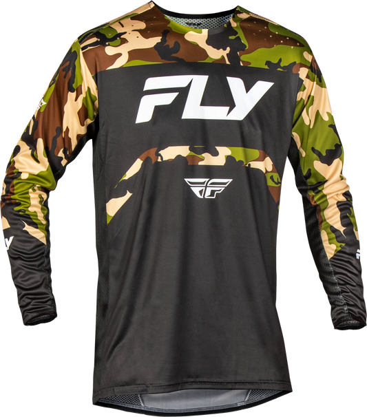 FLY Racing 2025 Rayce Bicycle Jersey Black/Camo