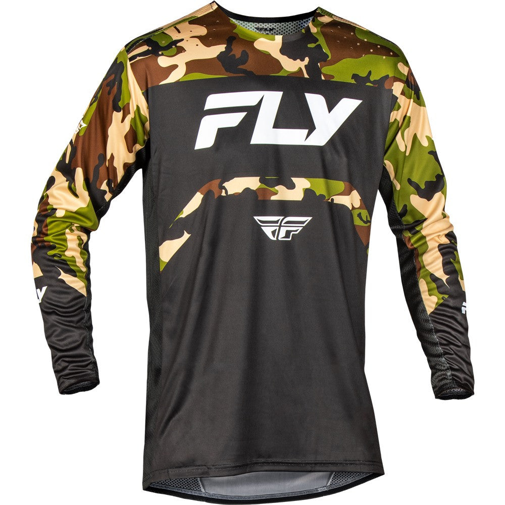 FLY Racing 2025 Rayce Bicycle Jersey Pant Combo Black/Camo