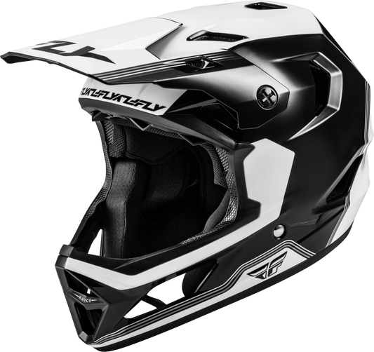 FLY Racing 2026 Youth Rayce Repeat Bicycle Helmet Black/White