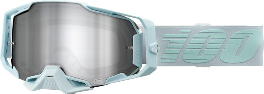 100% - 50005-00018 - ARMEGA GOGGLE FARGO MIRROR SILVER FLASH LENS