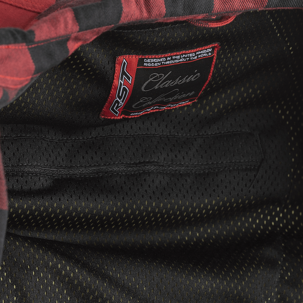 RST Kevlar Lumberjack CE Shirt Red Check
