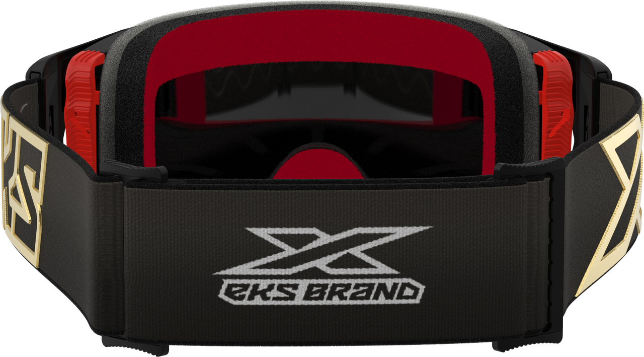 EKS BRAND - 067-12001 - LUCID GOGGLE BLACK/GOLD GOLD MIRROR LENS