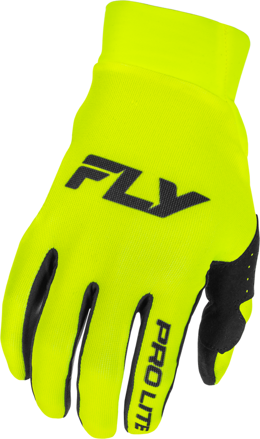 FLY Racing 2026 Youth Pro Lite Gloves Hi-Vis/Black