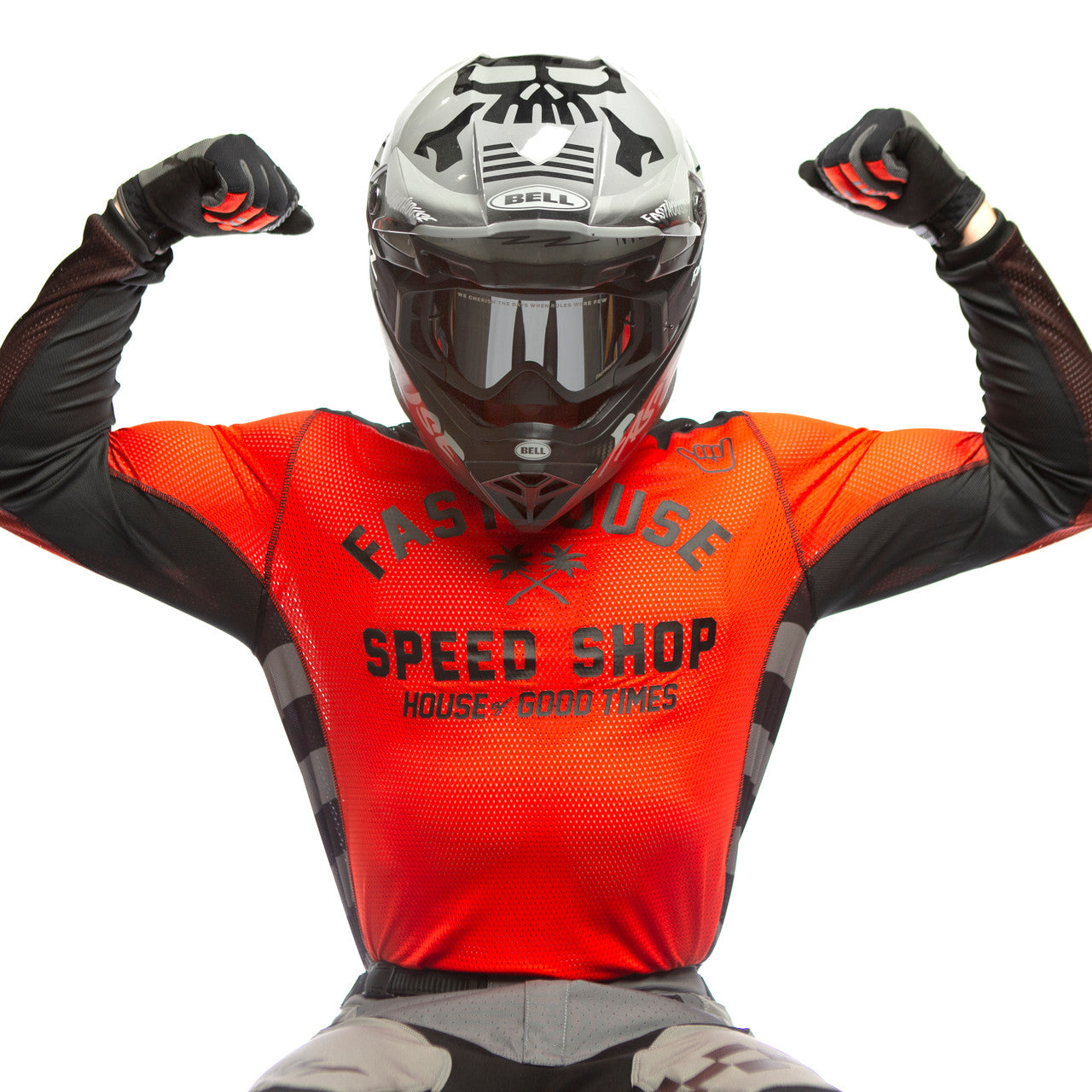 Fasthouse A/C Grindhouse Asher Jersey - Red/Black