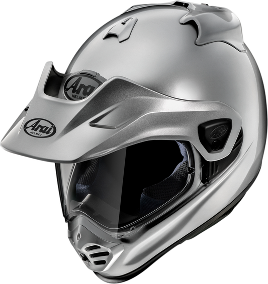 Arai XD-5 Solid Offroad Helmet Aluminum Silver