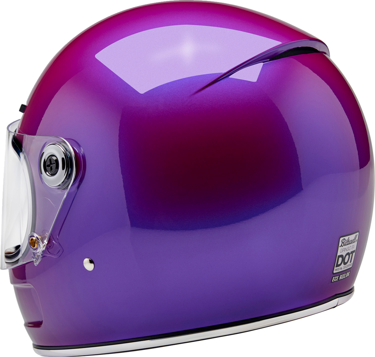 Biltwell Gringo SV Full Face Helmet Metallic Grape