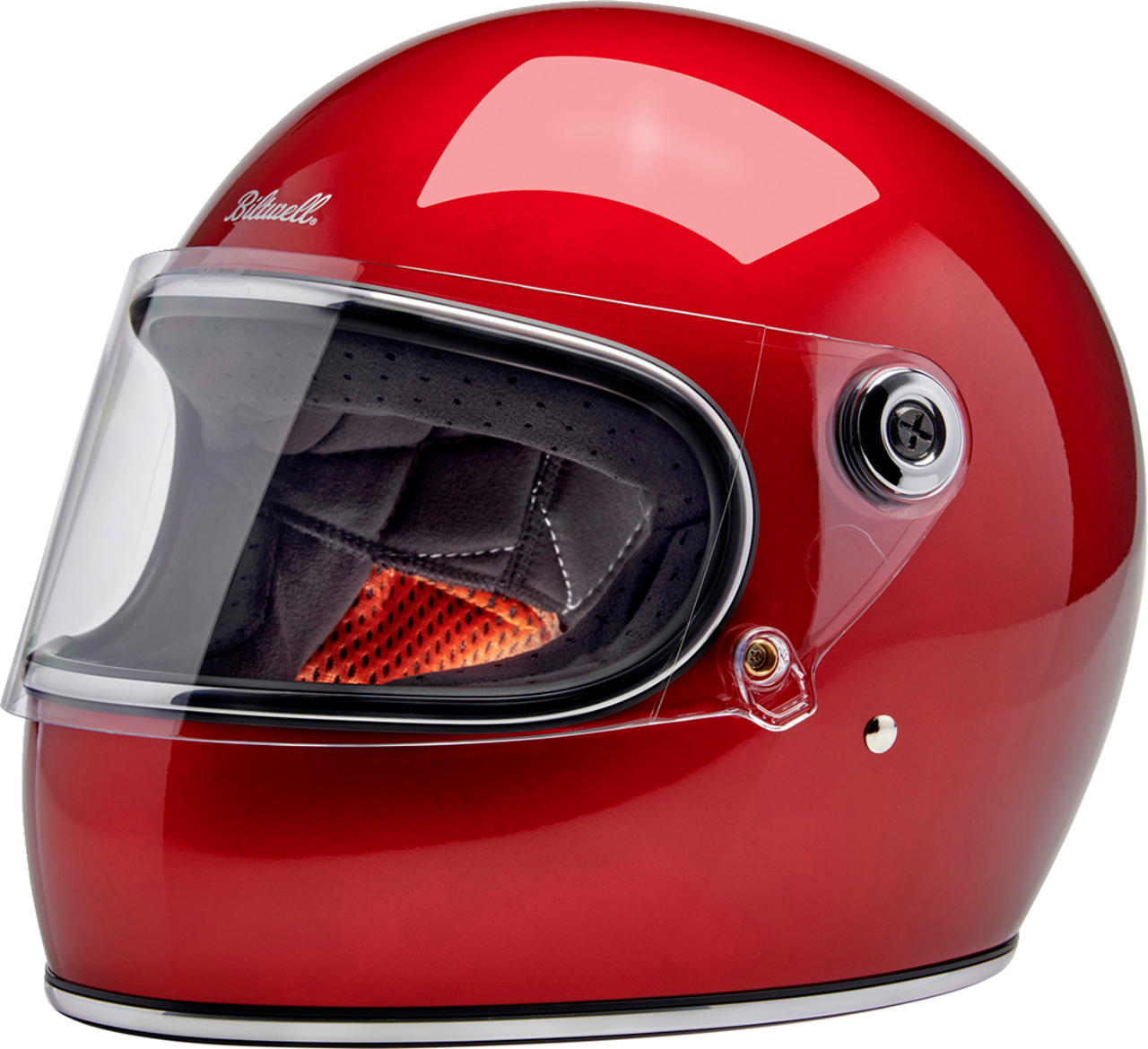 Biltwell Gringo S Full Face Helmet Metallic Cherry Red