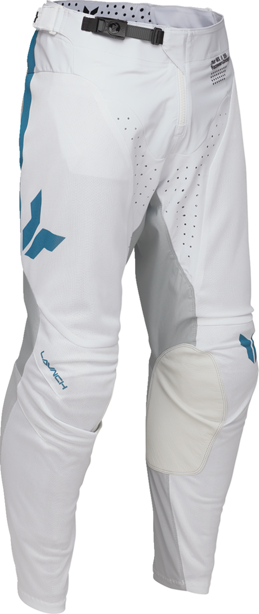 Thor 2025 LAUNCHMODE Vented Raid Pants White/Gray