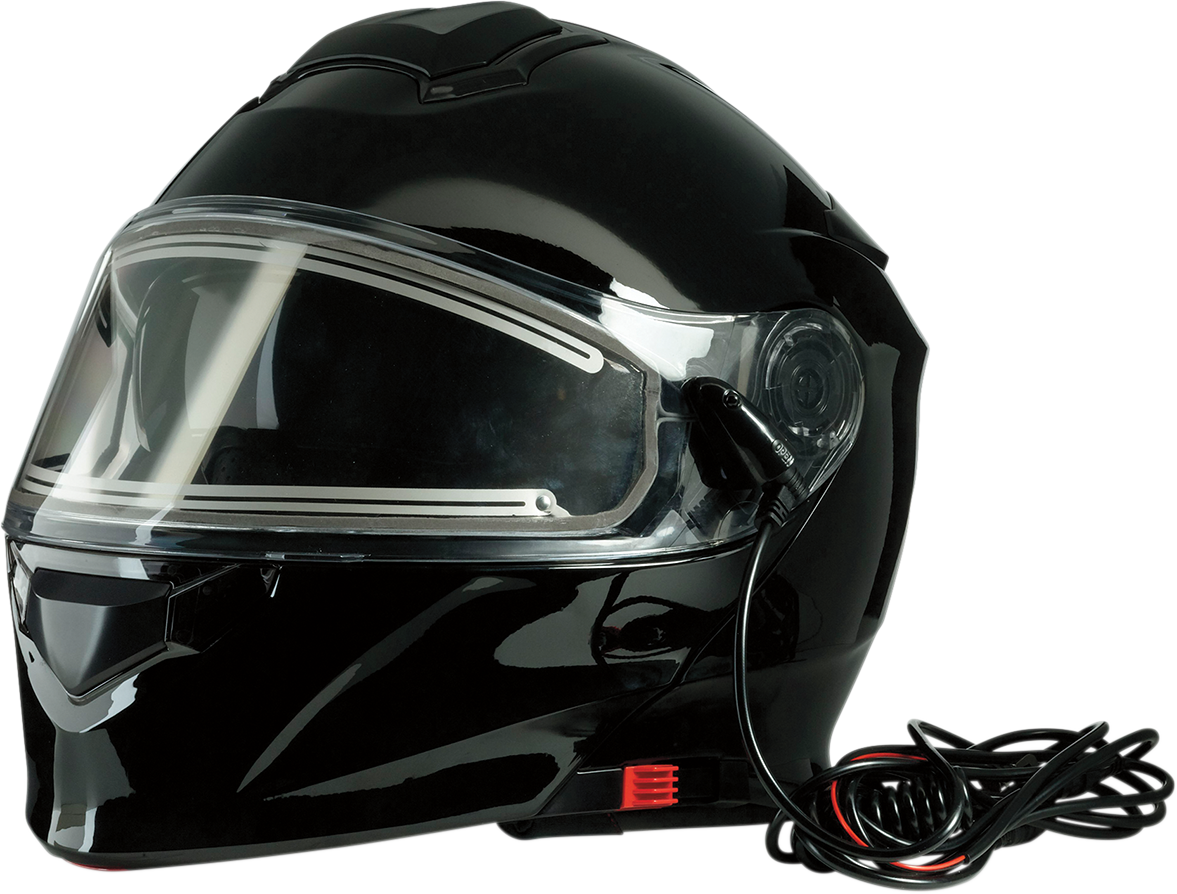 Z1R Solaris Modular Electric Shield Snow Helmet Flat Black