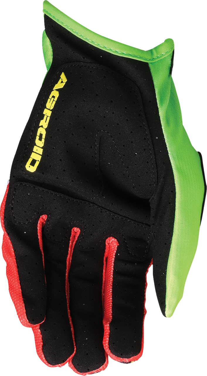 Moose Racing 2025 Agroid Pro Gloves Green/Red